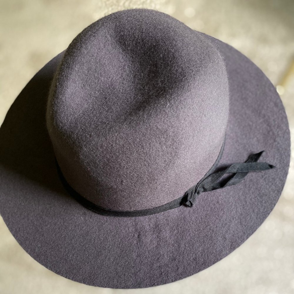 Wide Brim Wool Fedora